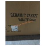 Ceramic Vessel Vanity Sink