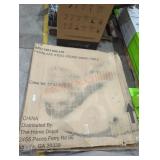 Fernlake Steel Round Dining Table, Brown