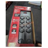 Husky 10 outlet surge protector with 8
