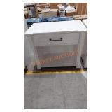 Bellmore white night stand with 1 drawer
