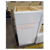 15" x 25" x 35" white cabinet base