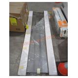 Sliding 48" x 80" Beveled Glass Doors