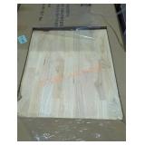 Have butcher block wooden floor damaged 4ft