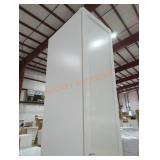 17.5" x 25" x 90" white wall cabinet
