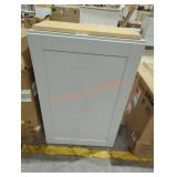 24" x 13" x 36" gray wall cabinet