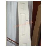 24" x 80" bifold doors white 3 panel