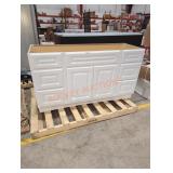 Glacier Bay Hampton Bathroom Vanity, White No Top