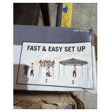 EverBilt Gray instant canopy 10ft x 10ft