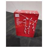 300 Clear Incandescent Mini Icicle Lights