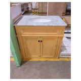 30" Bathroom Vanity with Top and Legs