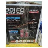 Lincoln electric 90i FC mig weld-pak