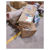 Skid Lot of Assorted Rugs,  Flooring, and cap