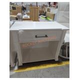 Bellmore white night stand with 1 drawer