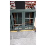 Green Open Window Cabinet