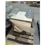 Skid of premium porcelain tiles