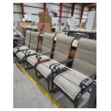 5 outdoor chairs metal