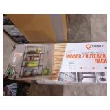 Trinity Black Anthracite Indoor/Outdoor Rack