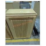 Light wooden cabinets two shelves wobbly