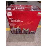 3pc Iridescent Twist Gift Boxes;