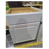 24" x 25" x 35" white cabinet base