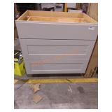 36" x 24" x 34.5" Base Kitchen Cabinet w/ 3
