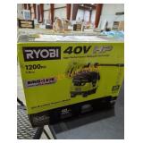 Ryobi 40v brushless pressure washer 1200 psi