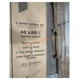 1 box Jeld Wen bifold 48" x 80"-5/8" doors