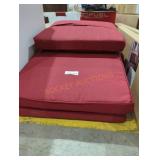 Red chair cushions quantity 2