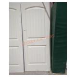 Beige 2 Panel Interior Door Slab 32" x 80"