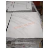 Daltile 12" Square White Marble Look Tile