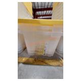 (3) HDX 17gal. Tough Tote with 1 Lid