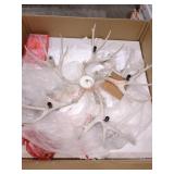 JONATHAN Y 30" Resin Antler 5-Light LED Chandelier