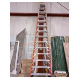 Werner 14 ft. Fiberglass Twin Step Ladder