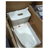 1 piece white toilet
