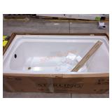 Sterling Kohler 60" x 30" Left Hand Drain Bathtub