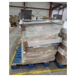 Skid full of interior doors all different sizes