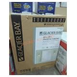 Glacier Bay 20" X 26" medicine cabinet broken