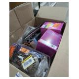 Box lot of miscellaneous household things