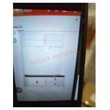 White bench with storage and coat rack