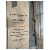 1 box Jeld Wen bifold 48" x 80"-5/8" doors