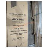 1 box Jeld Wen bifold 48" x 80"-5/8" doors