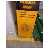 DeWalt Corded 20" Drain Fan