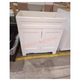 White Vanity Base, 32" x 30-1/4" x 19"