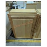 Light wooden cabinets two shelves