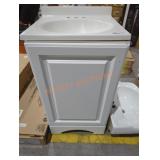 White Bathroom Vanity 33.5" x 18.5" x 17"