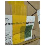 Artificial boxwood hedge panel 20" x 20"