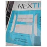 Bootz nextile 4 PC wall set 60" H x 30" D x 60" W