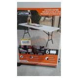 Lifetime 6ft. Fold in half table