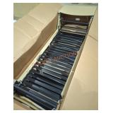 Strap chaise lounge black