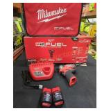 Milwaukee M12 1/4" Hex Hydraulic Driver Kit